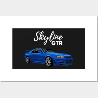 Skyline Gtr Posters and Art